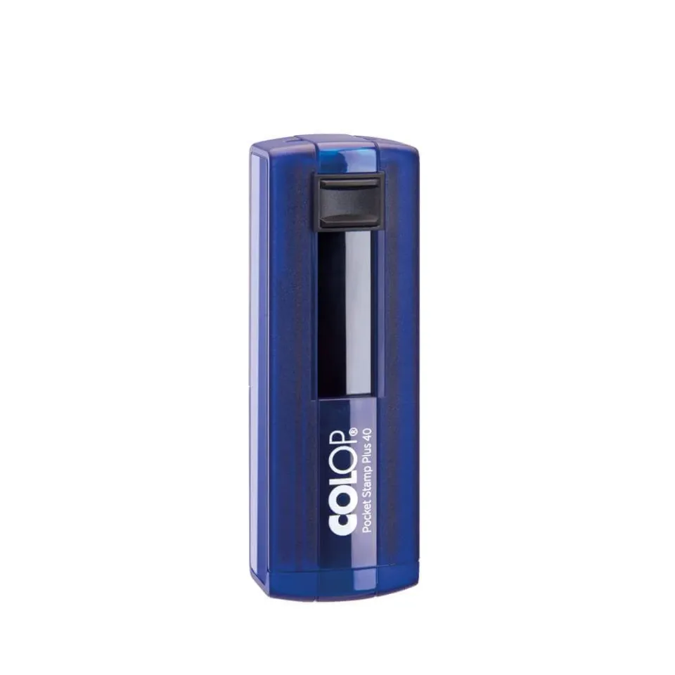 Colop Ștampilă PSP 40, de buzunar, 58 x 22 mm, albastru indigo