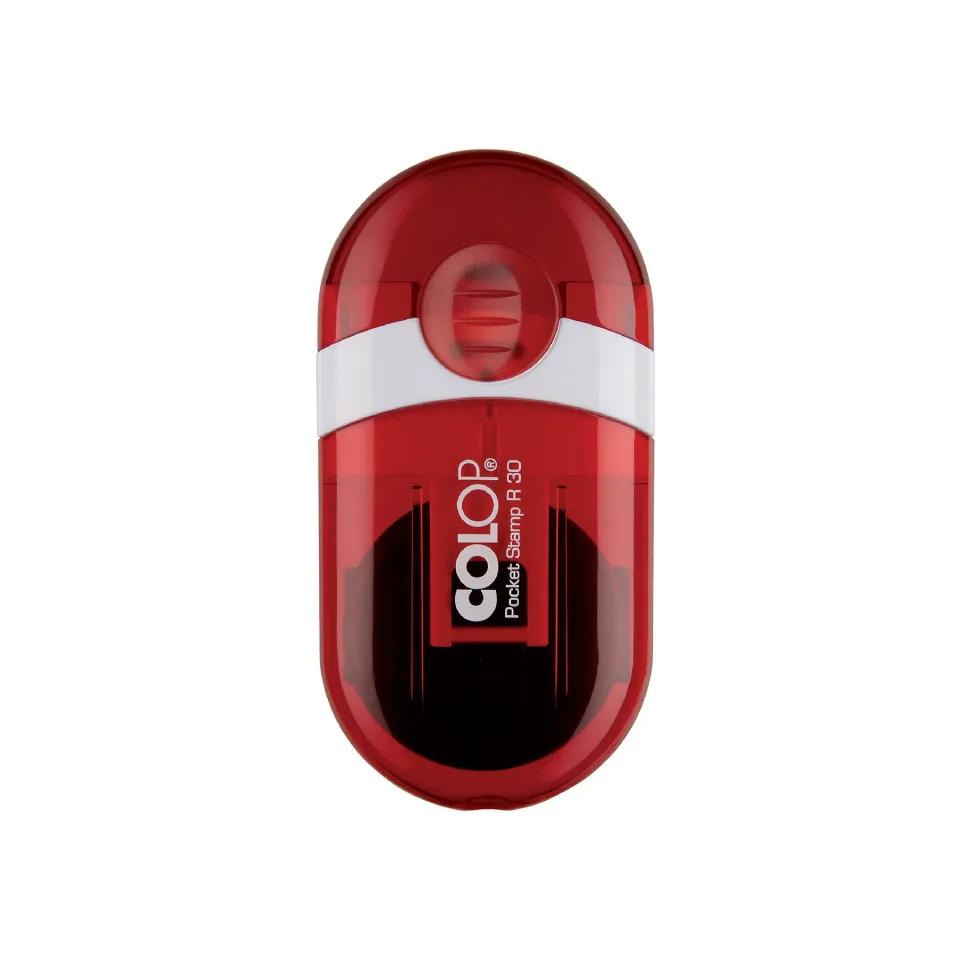 Colop Ștampilă de buzunar R 30, rotundă, 30 mm, imprimare albastră