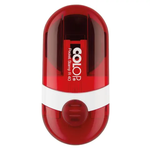 Colop Ștampilă de buzunar R 40, rotundă, 40 mm, cerneală albastră