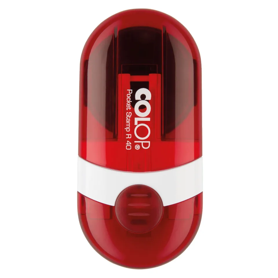 Colop Ștampilă de buzunar R 40, rotundă, 40 mm, cerneală albastră