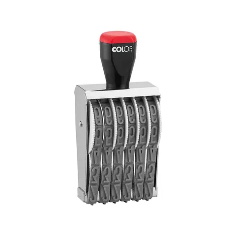 Ștampilă de numerotat Colop 18006, cu 6 cifre, manuală