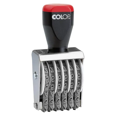 Ștampilă numerotatoare Colop 9006, 6 cifre, 9 mm, manuală