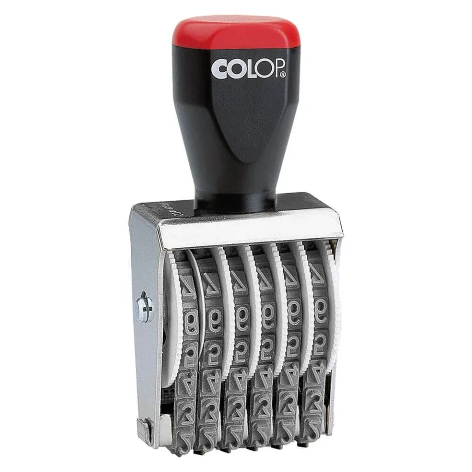 Ștampilă numerotatoare Colop 9006, 6 cifre, 9 mm, manuală