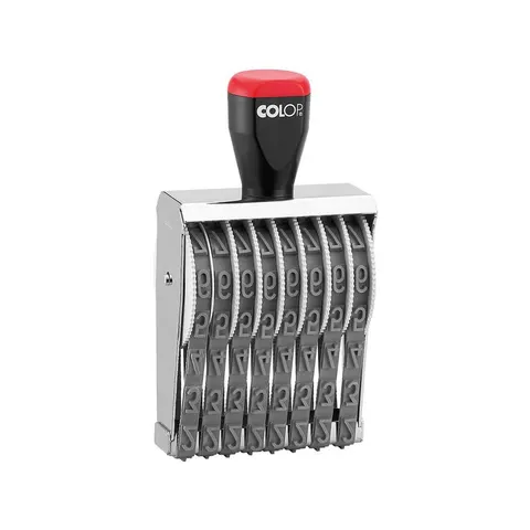 Ștampilă numerotatoare Colop 12008, cu 8 cifre, 12 mm, manuală