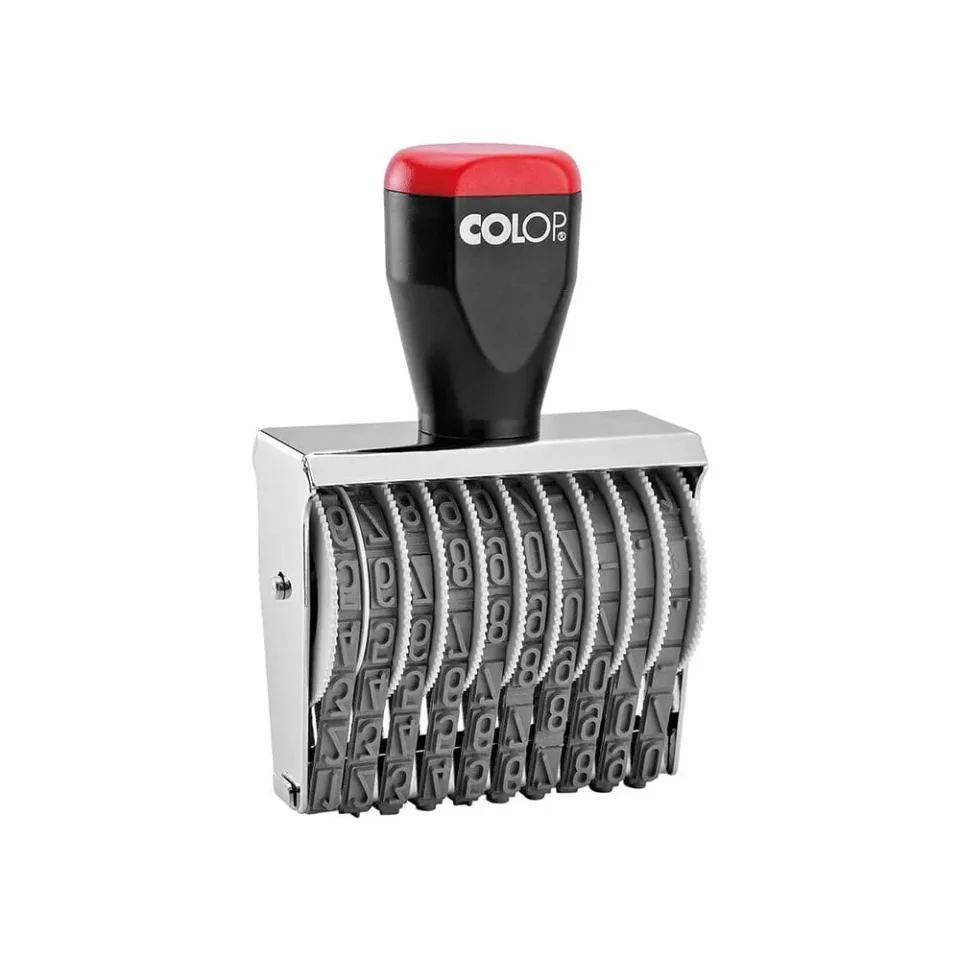 Colop Mașină de numerotat 09010, 9 mm, 10 cifre, manuală