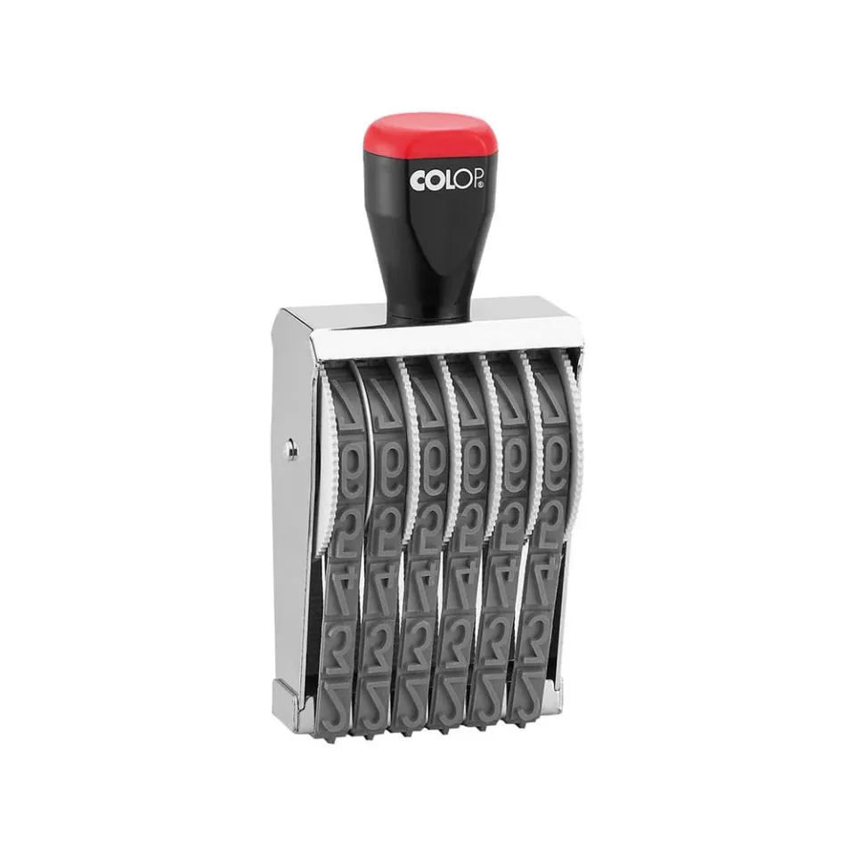 Ștampilă numerotatoare Colop 15006, 6 cifre, 15 mm, manuală
