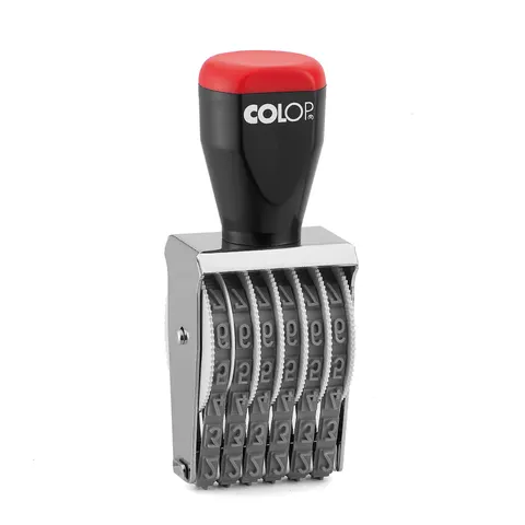 Colop Ștampilă de numerotare 07006/09006, 6 cifre, negru