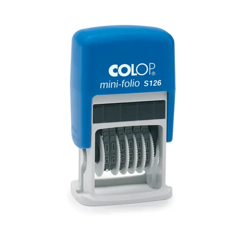 Ștampilă numerotatoare Colop S126, 6 cifre, negru