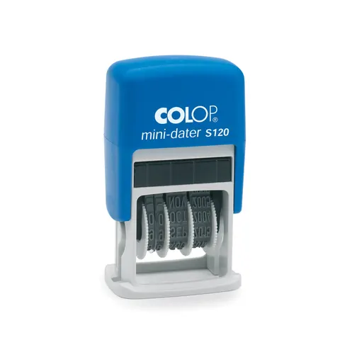 Colop Dater S120/4, cu litere, 4 mm, negru