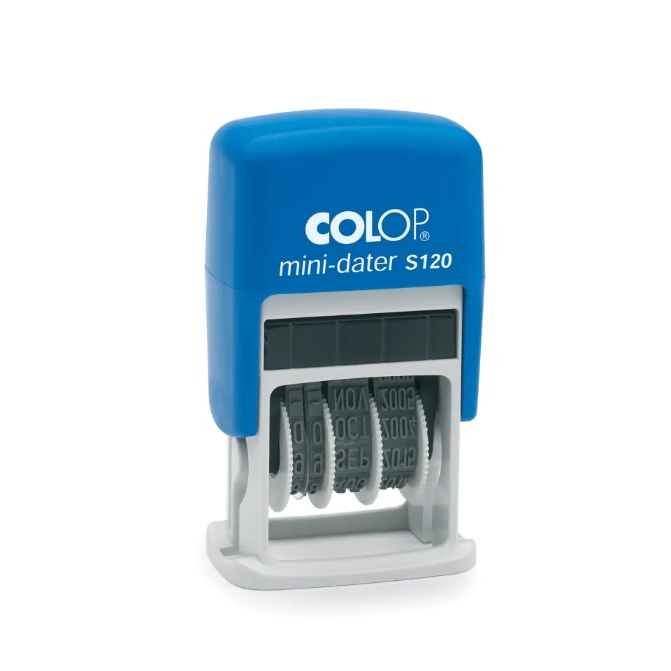 Colop Dater S120/4, cu litere, 4 mm, negru