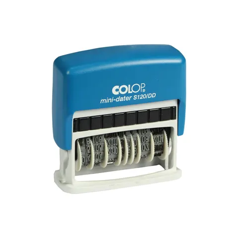 Colop Dater 120/DD, mini, dublu, cu cifre
