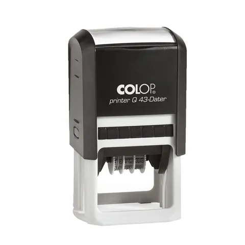 Colop Dater Q43, 43 x 43 mm, negru