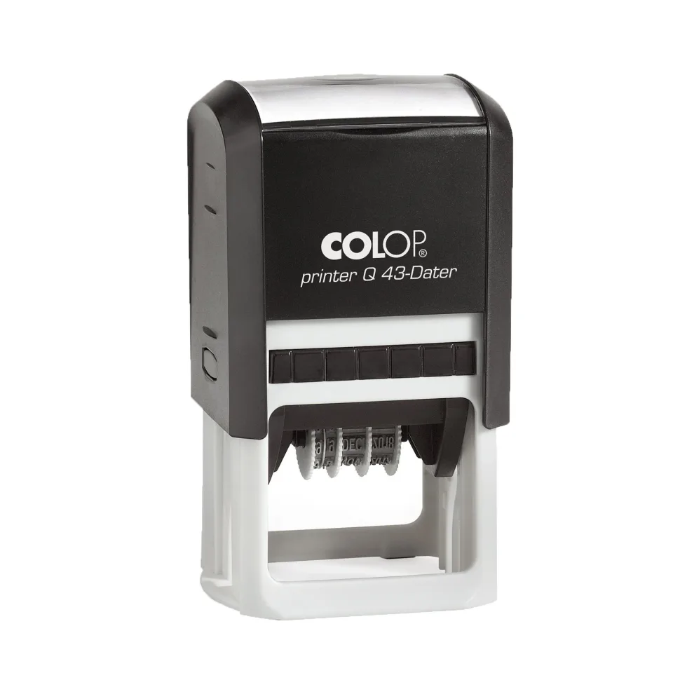 Colop Dater Q43, 43 x 43 mm, negru