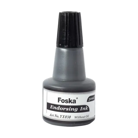 Cerneală pentru tampon Foska, 30 ml, negru