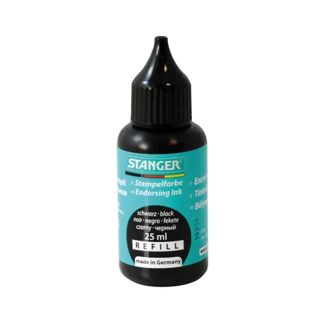 Stanger Cerneală pentru tampon de ștampilă, 25 ml, negru