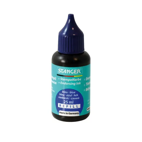 Cerneală pentru ștampilă Stanger, 25 ml, albastru