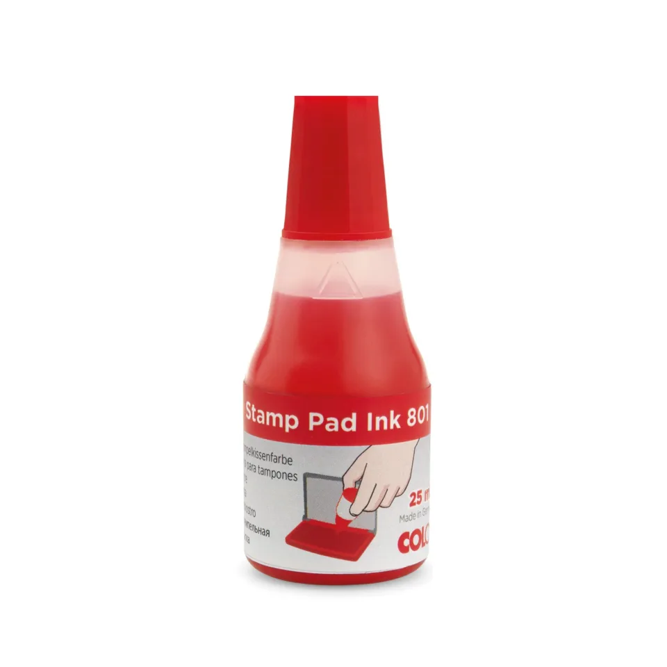 Colop Cerneală pentru tampon de ștampilă, 25 ml, roșu