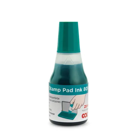 Cerneală Colop pentru tampon, 25 ml, verde