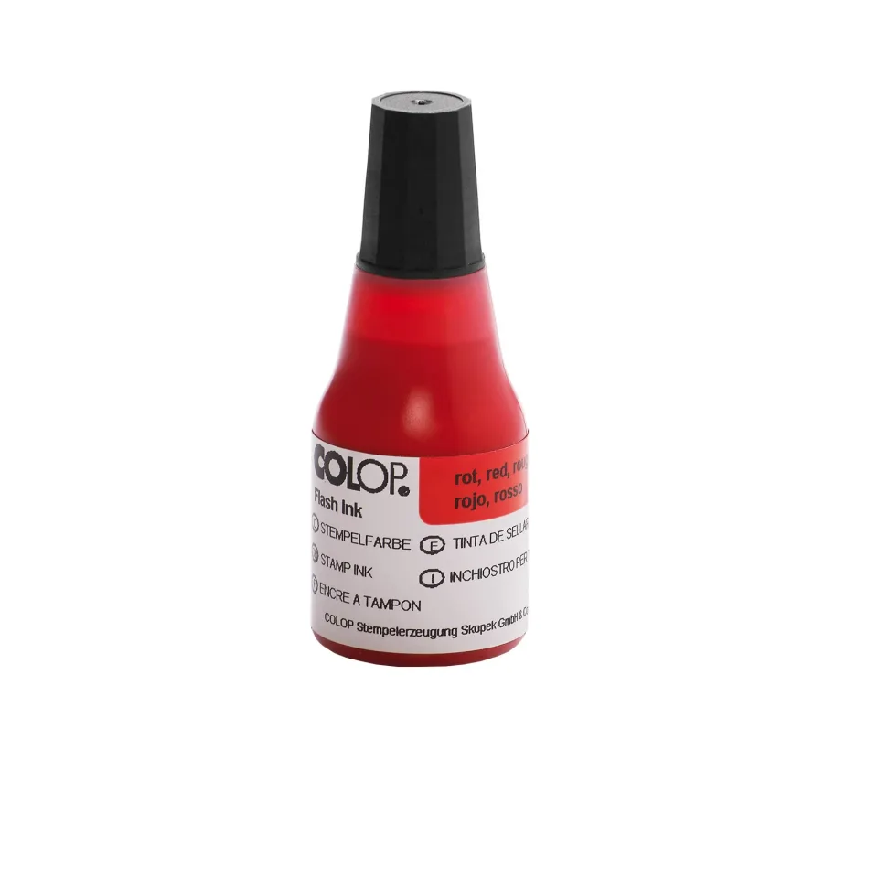 Colop Tuș pentru tampon EOS, 25 ml, roșu