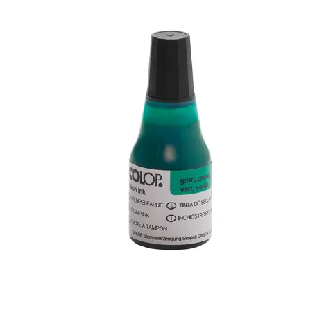 Cerneală Colop pentru tampon EOS, 25 ml, verde