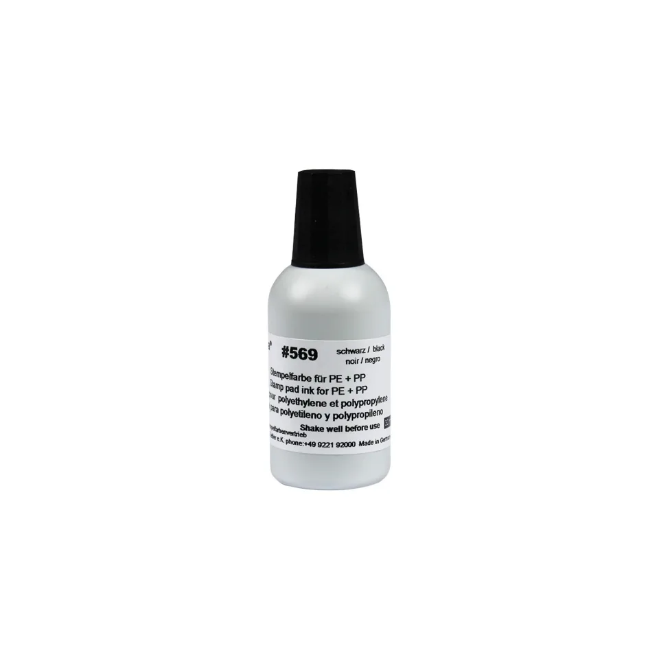 Cerneală Colop pentru PP/PE Alpha 569, 30 ml, negru