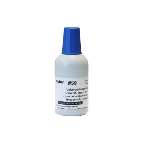 Colop Tuș universal Alpha 59, 30 ml, albastru