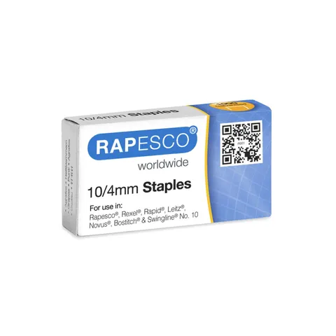 Capse Rapesco, dimensiune 10/4 mm, 1000 bucăți