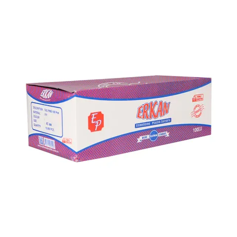 Agrafe pentru pistol etichetare, PVC, 45 mm, 10000 buc.