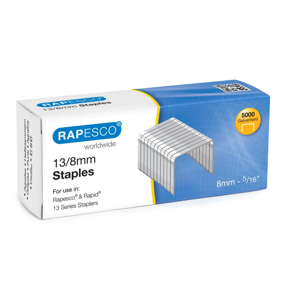 Capse Rapesco, mărimea 13/8 mm, 5000 bucăți