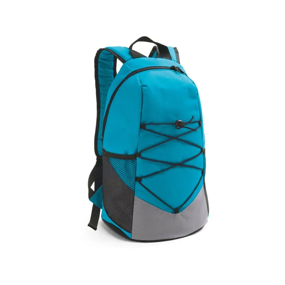 Rucsac Hi!dea Turim, 25 x 42 x 18 cm, poliester, albastru deschis