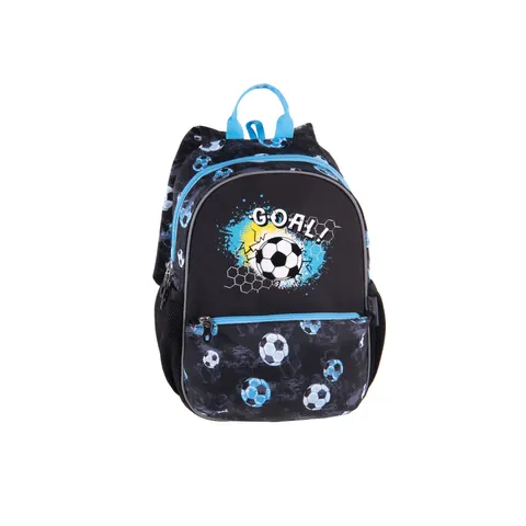Rucsac Pulse Junior Black Goal, negru-albastru