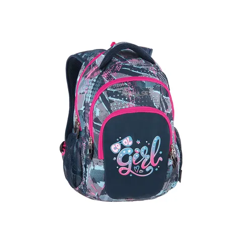 Rucsac Pulse Teens Happy Girl, gri-roz