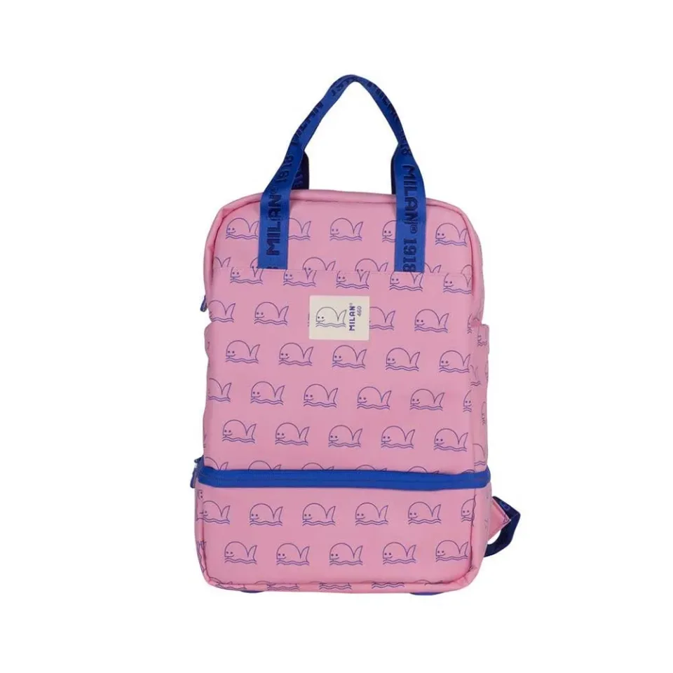 Rucsac Milan 460, cu compartiment termoizolat, 13.5 L, roz deschis