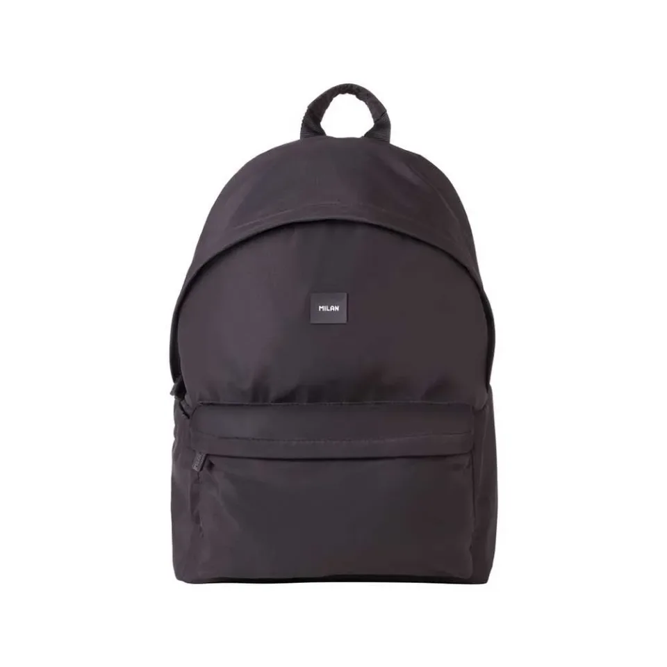 Rucsac Milan Shadow, 2 fermoare, 22 L, negru