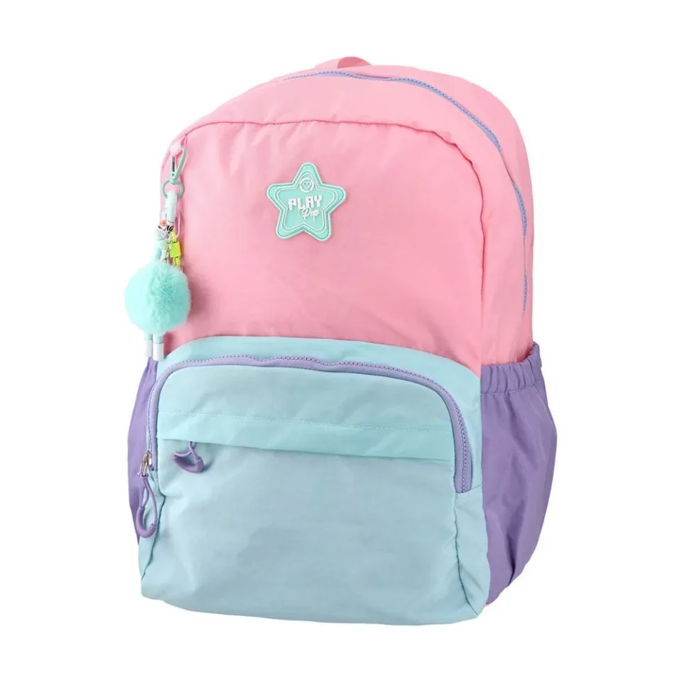 Play Pop Rucsac Fashion, verde mentă și roz