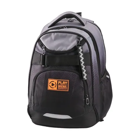 Rucsac Play Apollo 262, ergonomic, gri/negru