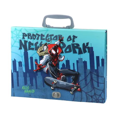 Geantă Best Buy Academy pentru documente, cu mâner, Spider-Man, A4