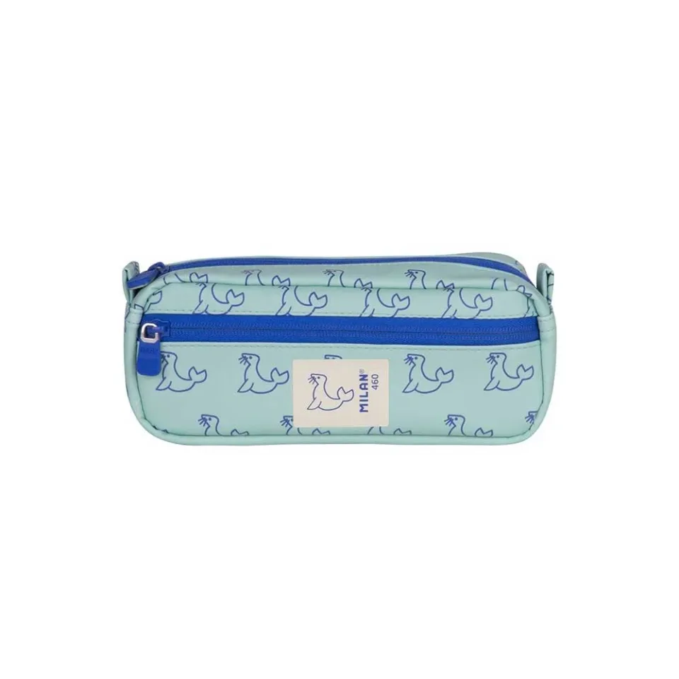 Penar Milan 460, cu 2 fermoare, verde deschis
