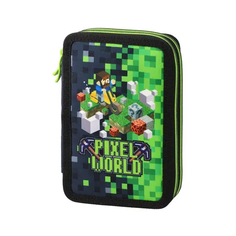 Penar Statovac Double Decker – Pixel, două fermoare, umplut