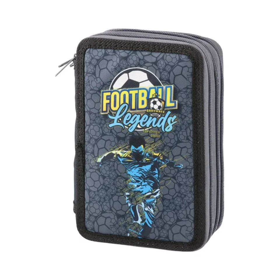 Penar Statovac Triple Decker – Fotbal, trei fermoare, umplut
