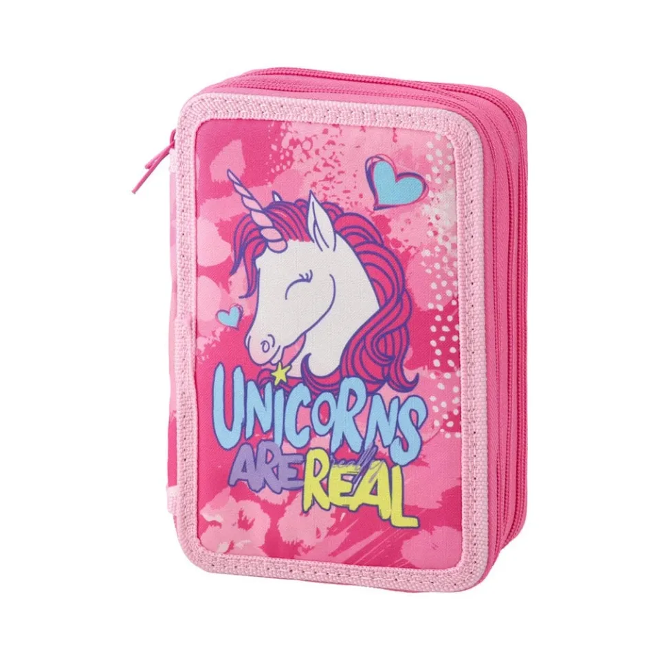 Penar Triple Decker Statovac – Unicorn, cu trei fermoare, umplut