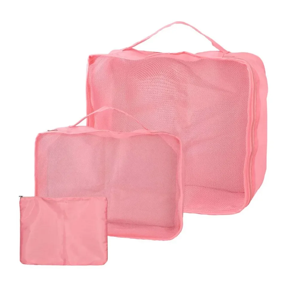 Set etui de călătorie Empire Packy, roz, 3 buc