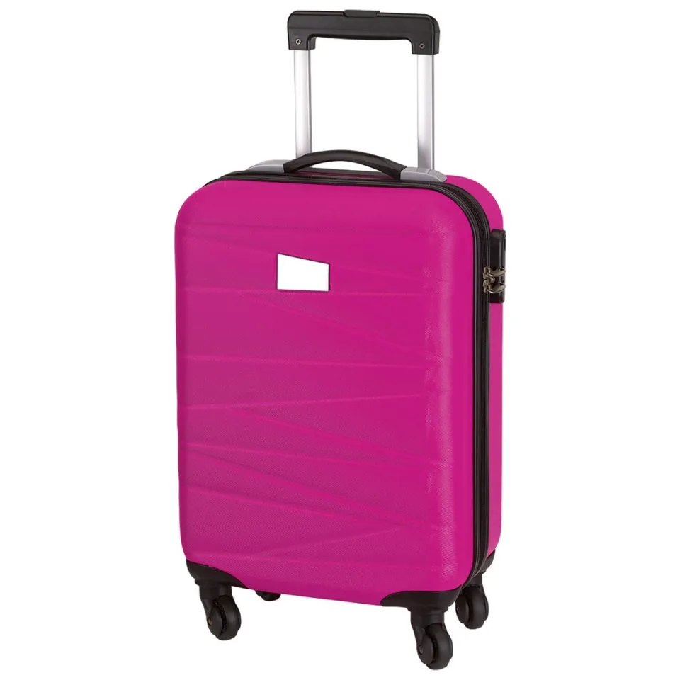 TOPS Valiză pentru avion Padua, cu roți, 55 x 35 x 20 cm, roz