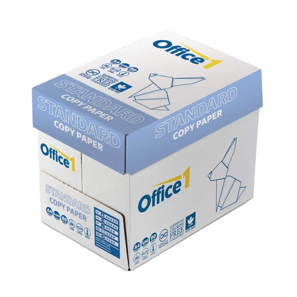 Office 1 Hârtie de copiator Standard, A4, 80 g/m², 500 file, 5 pachete