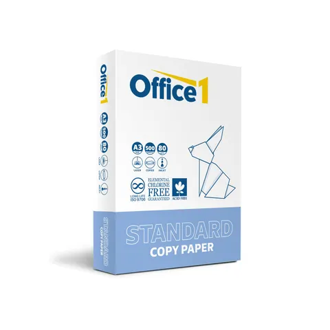 Office 1 Hârtie de copiator Standard, A3, 80 g/m2, 500 coli