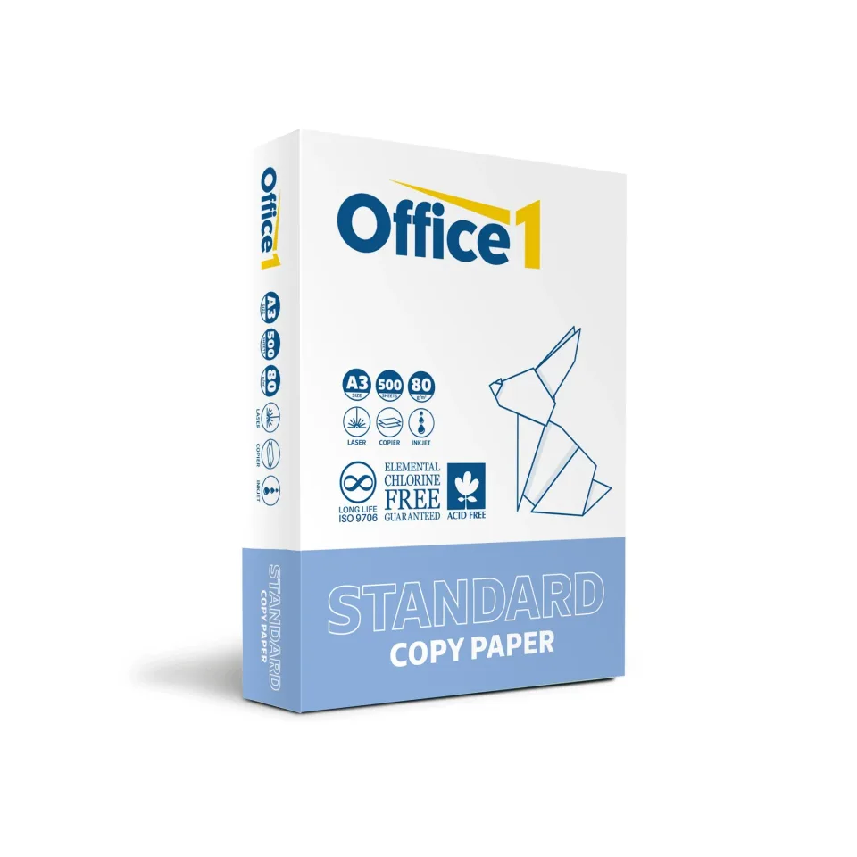 Office 1 Hârtie de copiator Standard, A3, 80 g/m2, 500 coli