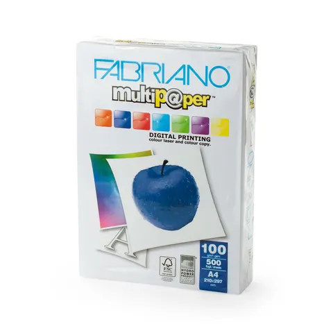 Fabriano Copy Paper Multipaper, A4, 100 g/m2, lucios, 500 coli