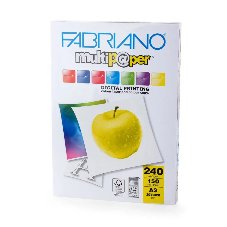 Carton Fabriano Copy Multipaper, A3, 240 g/m2, lucios, 150 coli