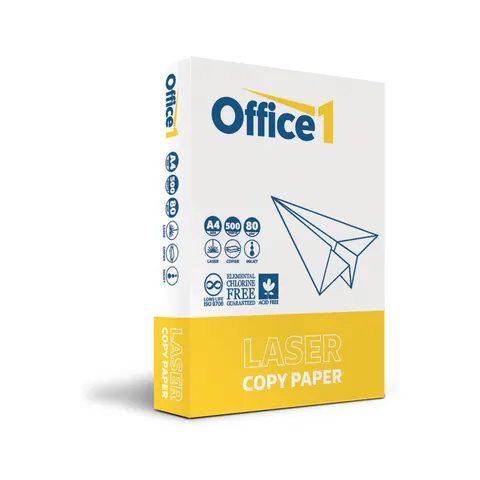 Office 1 Hârtie de copiator Laser Copy, A4, 80 g/m², 500 file