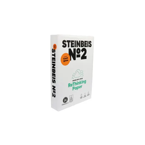 Steinbeis Hârtie de copiator N2, CIE 85, 100% reciclată, A4, 80 g/m², 500 file